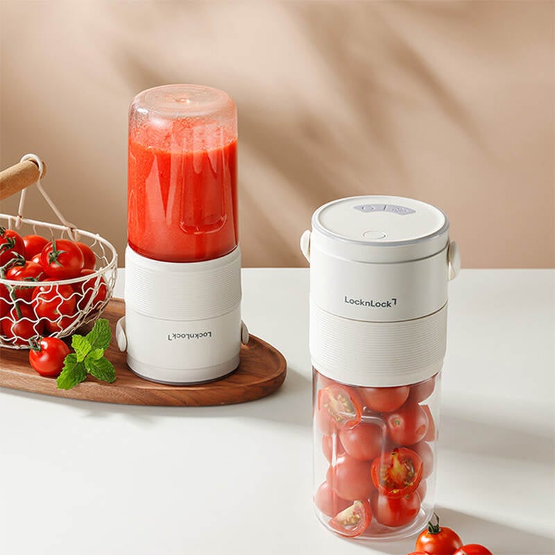 Máy xay sinh tố cầm tay LocknLock dung tích 475ml - Màu ngà - EJJ346IVY, , large image number null